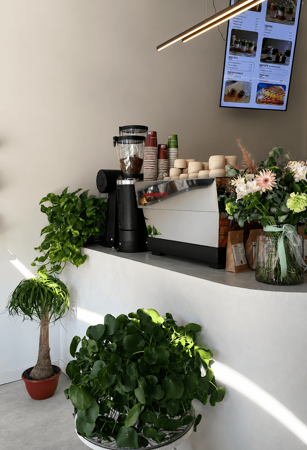 L'interior · la barra